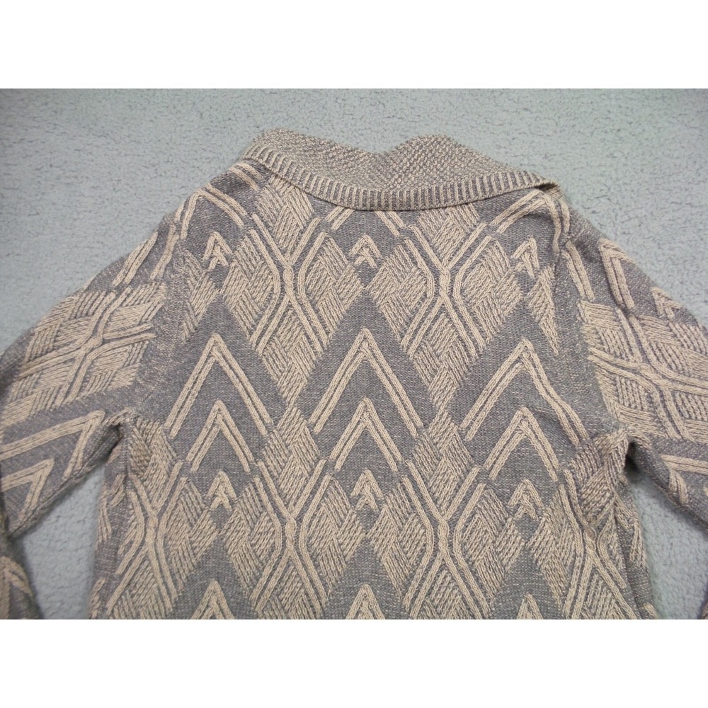 Soft Surroundings Sweater Womens Size Medium Beige Gray Open Front Cardigan NWT - Picture 8 of 15